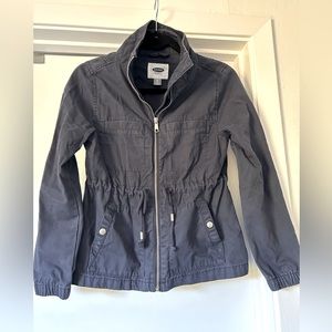 XSP Navy zip up utility jacket